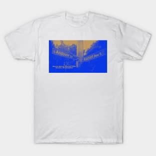 Andover Street & Rainier Avenue, Seattle, Washington by Mistah Wilson T-Shirt